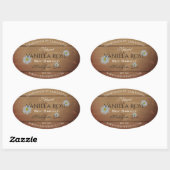 Houten plank Productverpakking Etiket Daisy Flower (Vel)