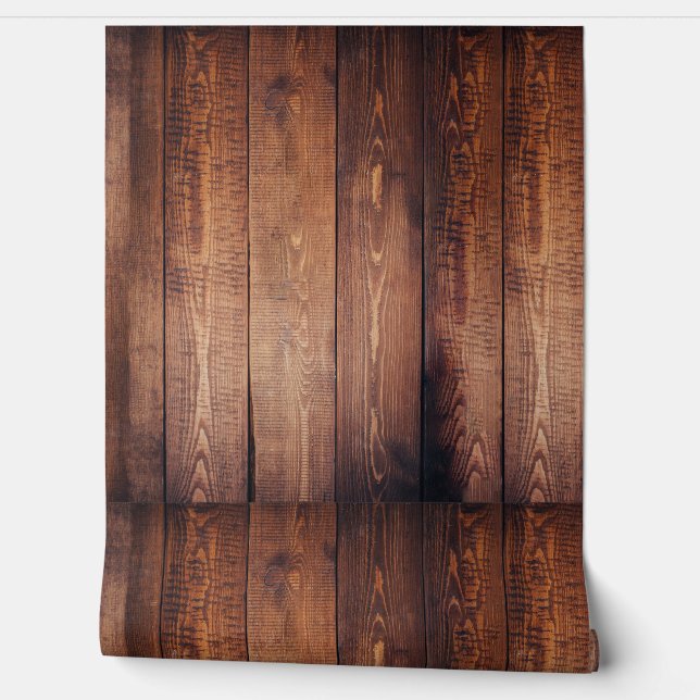 HOUTEN PLANKEN BEHANG (Afrollen)
