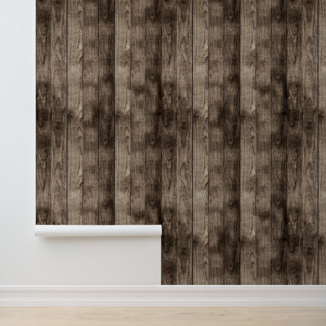 Houten Planken Behang (Applicatie)