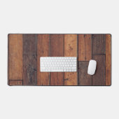houten planken bureaumat (Keyboard & Muis)