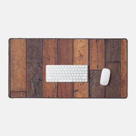 houten planken bureaumat (Keyboard & Muis)