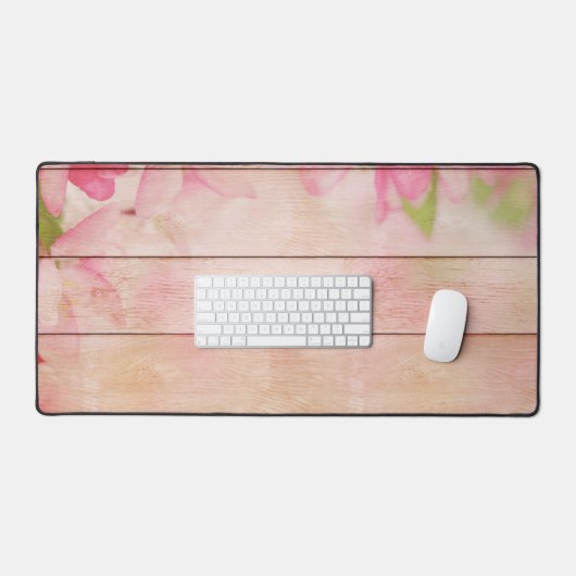 houten planken bureaumat (Keyboard & Muis)