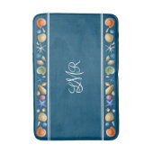 ***Houten planken en stripes Bath Mat (Voorkant Verticaal)