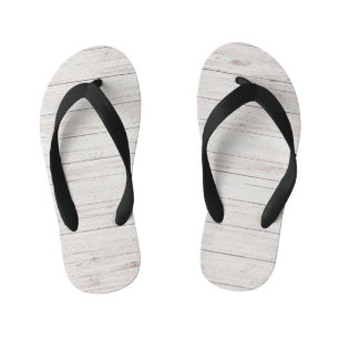 houten planken kinder teenslippers
