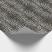 Houten Planken met Overlapping Perspectief Zuidwes Cadeaupapier (Hoek)