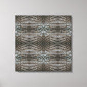 Houten Planken met Overlapping Perspectief Zuidwes Canvas Afdruk (Voorkant)