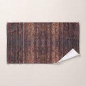 Houten Planken Met Structuurdetails Close-up Foto Bad Handdoek (Handdoek)