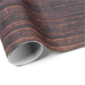 Houten Planken Met Structuurdetails Close-up Foto Cadeaupapier (Rol Hoek)