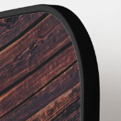 Houten Planken Met Structuurdetails Close-up Foto Pickleball Paddle (Links Detail)