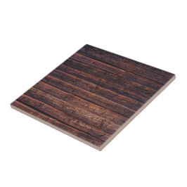 Houten Planken Met Structuurdetails Close-up Foto Tegeltje