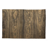 Houten planken, natuurlijke textuur achtergrond. kussensloop (Achterkant)