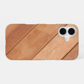 Houten Planken Rustiek iPhone 16 Hoesje (Achterkant horizontaal)