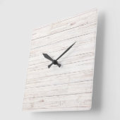 houten planken vierkante klok (Hoek)
