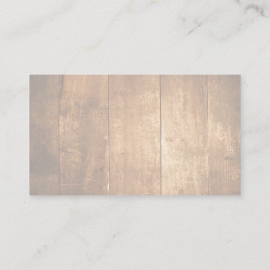 Houten Planken Visitekaartje (Achterkant)