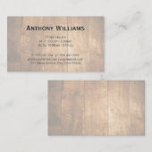 Houten Planken Visitekaartje (Voorkant / Achterkant)