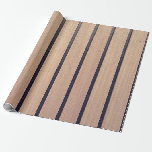 houten planken voor verpakkingspapier cadeaupapier (Uitgerold)