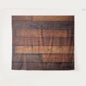 houten planken wandkleed (Voorkant (horizontaal))