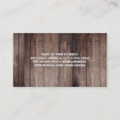 Houten Planken | Zaag Visitekaartje (Achterkant)