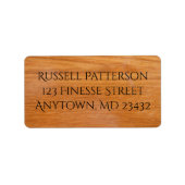 Houten planten etiket (Voorkant)