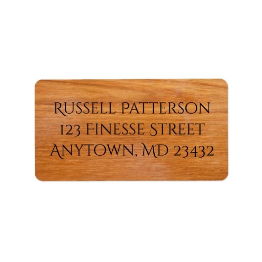 Houten planten etiket (Voorkant)