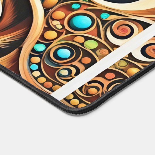 houten puzzel bureaumat (Hoek)