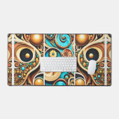 houten puzzel bureaumat (Keyboard & Muis)