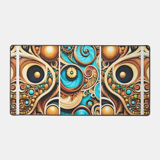 houten puzzel bureaumat (Voorkant)