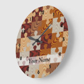 Houten puzzel grote klok (Hoek)