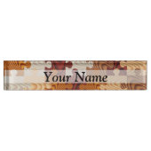 Houten puzzel naambordje (Voorkant)