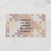 Houten puzzel visitekaartje (Achterkant)