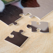 Houten puzzelstukjes legpuzzel (Zijkant)