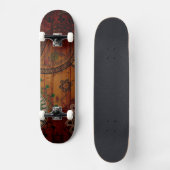 Houten Raad met creatief ontwerp Skateboard (Voorkant)
