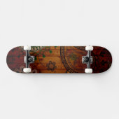 Houten Raad met creatief ontwerp Skateboard (Horizontaal)