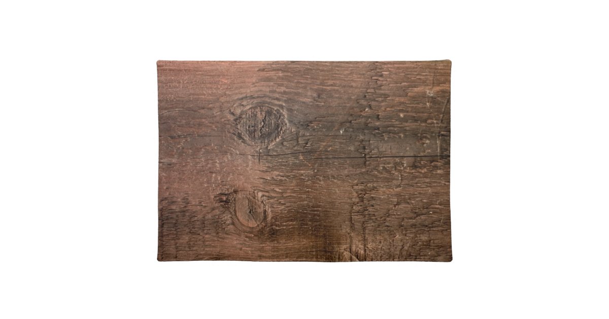 Houten raad placemat Zazzle.nl