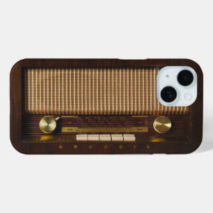  houten radio iPhone 15 case