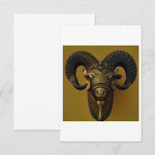 Houten Ram Bedankkaart (Voorkant / Achterkant)