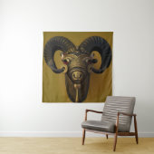 Houten Ram Wandkleed (In situ)