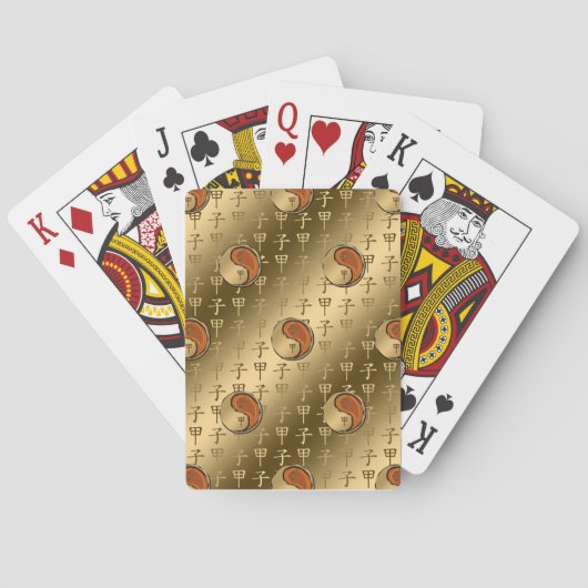 Houten Rat Pokerkaarten (Achterkant)