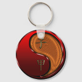 Houten Rat Sleutelhanger (Achterkant)