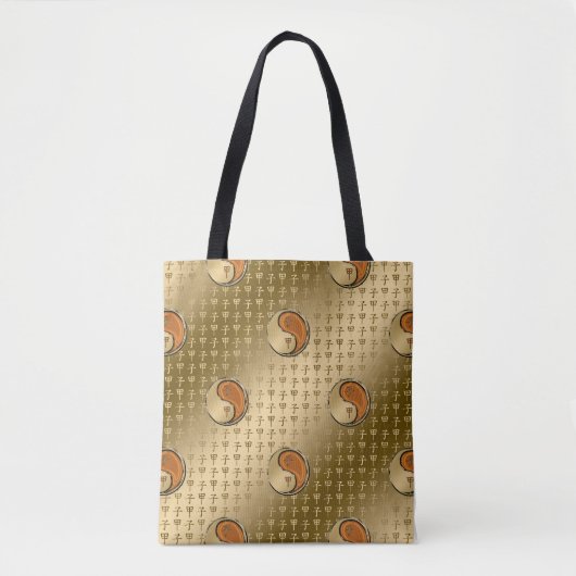 Houten Rat Tote Bag (Voorkant)