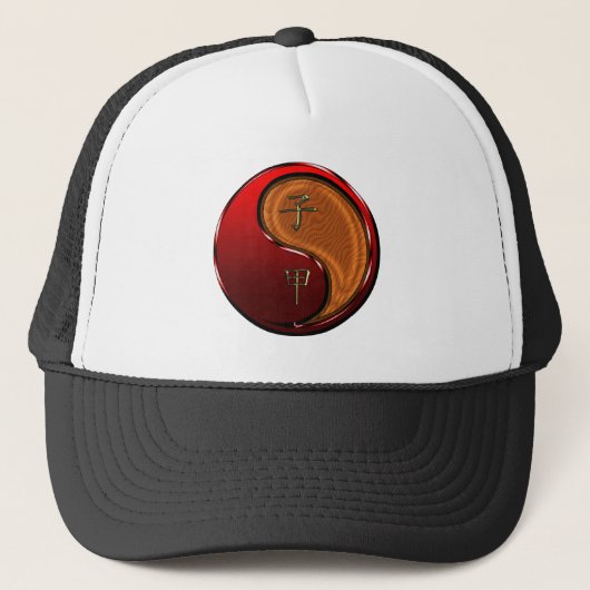 Houten Rat Trucker Pet (Voorkant)