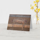  houten romp kaart (Gele Bloem)