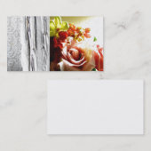 Houten Roos Lace Land Westerne Visitekaartjes (Voorkant / Achterkant)