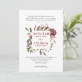 Houten Roos Vierkant Frame Kaart