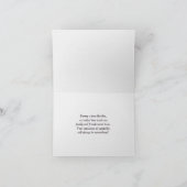 Houten Row Boat Sympathie Dank u van familie Kaart (Binnen)