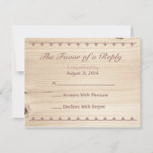 Houten RSVP (Voorkant)