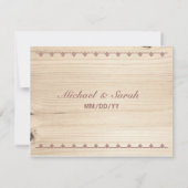 Houten RSVP (Achterkant)