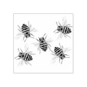 Houten Rubber Stamp - Honey Bee's Rubberstempel (Afrduk)
