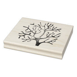 Houten Rubber Stamp - Koraal Rubberstempel
