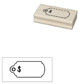 Houten Rubber Stamp Rubberstempel (Gestempeld)